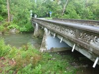 Bushkill St bridge in low water.jpg